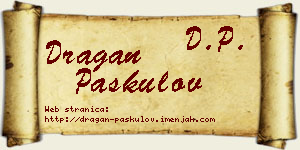 Dragan Paskulov vizit kartica